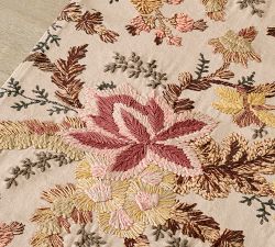 Emrys Embroidered Cotton Table Runner