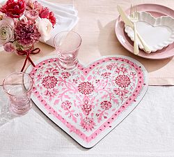 Heart Shaped Cork Placemats - Set of 4