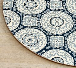 Kravet Medallion Corkmat - Set of 4