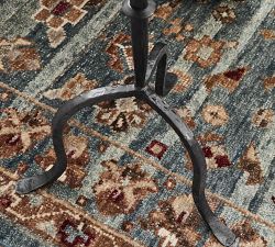 Charleston Round Iron Accent Table (10.5")