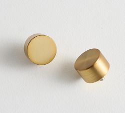 Standard Modern Hardware Endcap Finial - Set of 2