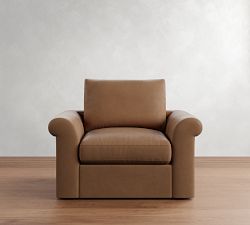 Westwood Roll Arm Leather Chair