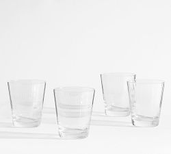 Ribbed Optic Tumblers - Set of 4