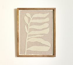 Collaged Botanical Canvas Wall Art
