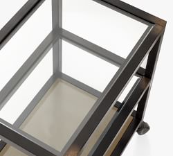 Flynn Metal Rolling Storage Cart (20")