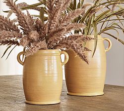 Handcrafted Lachman Crock Vases