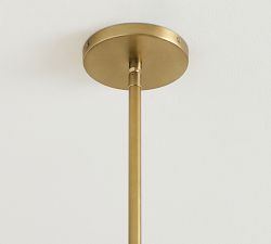 Brooks Round Wood Teardrop Chandelier (28&quot;)