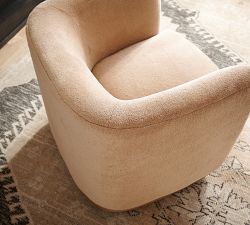 Danton Wood Base Swivel Chair