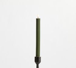 Standard Flameless Fluted Taper Candle