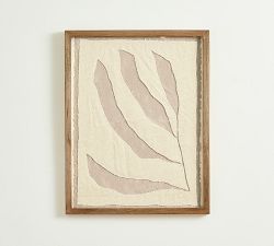 Collaged Botanical Canvas Wall Art