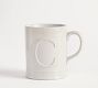 Embossed Alphabet Mug