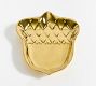 Gold Acorn Appetizer Plate