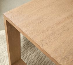 Pacific Peninsula Desk with Glass Cabinet (34" x 78")