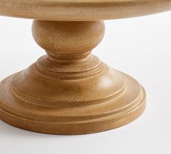 Turned Wood Cake Stand