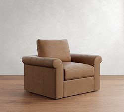 Westwood Roll Arm Leather Chair