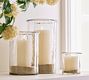 Arden Hammered Glass Hurricane Candle Holder