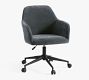 Carson Upholstered Swivel Desk Chair