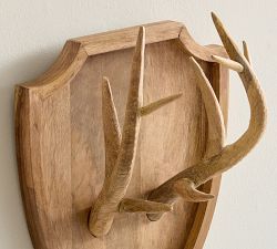 Carved Wall Antler