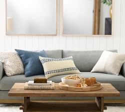 Cozy Fleece Colorblock Pillow Cover