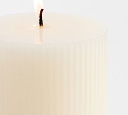 Fluted Pillar Candle