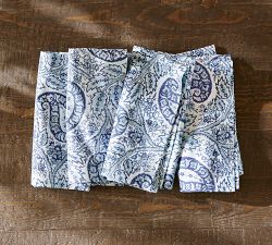 Karina Paisley Organic Cotton Napkins - Set of 4