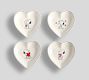 Peanuts Snoopy™ Hearts Stoneware Appetizer Plates - Mixed Set of 4