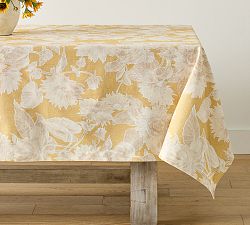 Sunflower Botanical Organic Cotton Tablecloth
