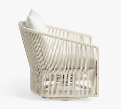 Lakewood Rope Swivel Outdoor Lounge Chair