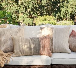 Marled Handcrafted Outdoor Pillow