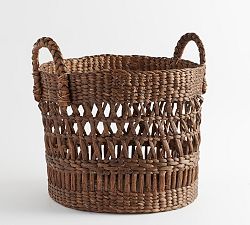 Pacific Handwoven Tote Basket