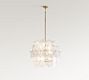 Riviera Glass Disc Chandelier (26")