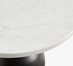 Chapman Round Marble Accent Table (14&quot;)
