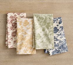 Sorrel Toile Organic Cotton Napkins - Set of 4