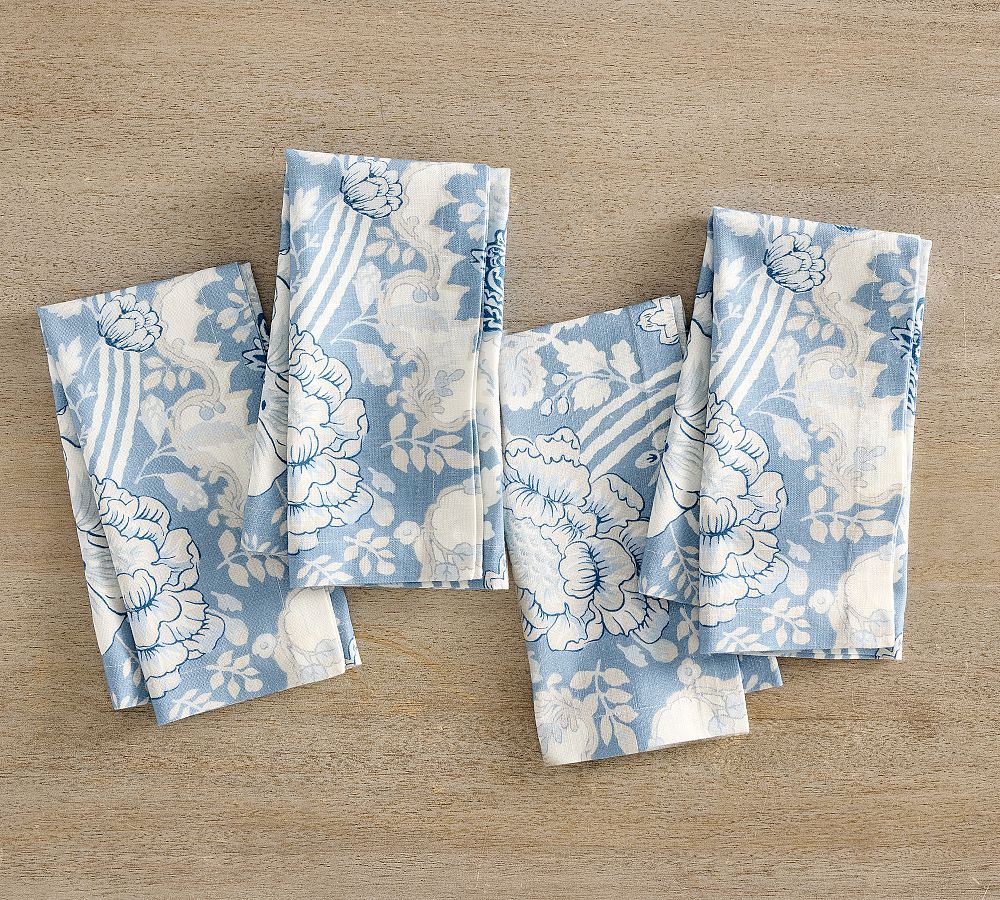 Kravet Arboretum Cotton/Linen Napkins - Set of 4 - Set of 4