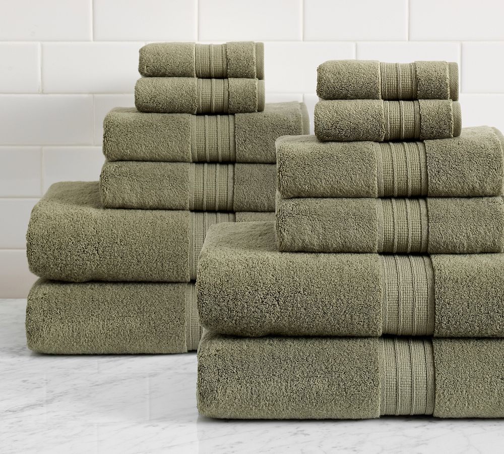 Hydrocotton Towel Bundles - Loden, Set of 12