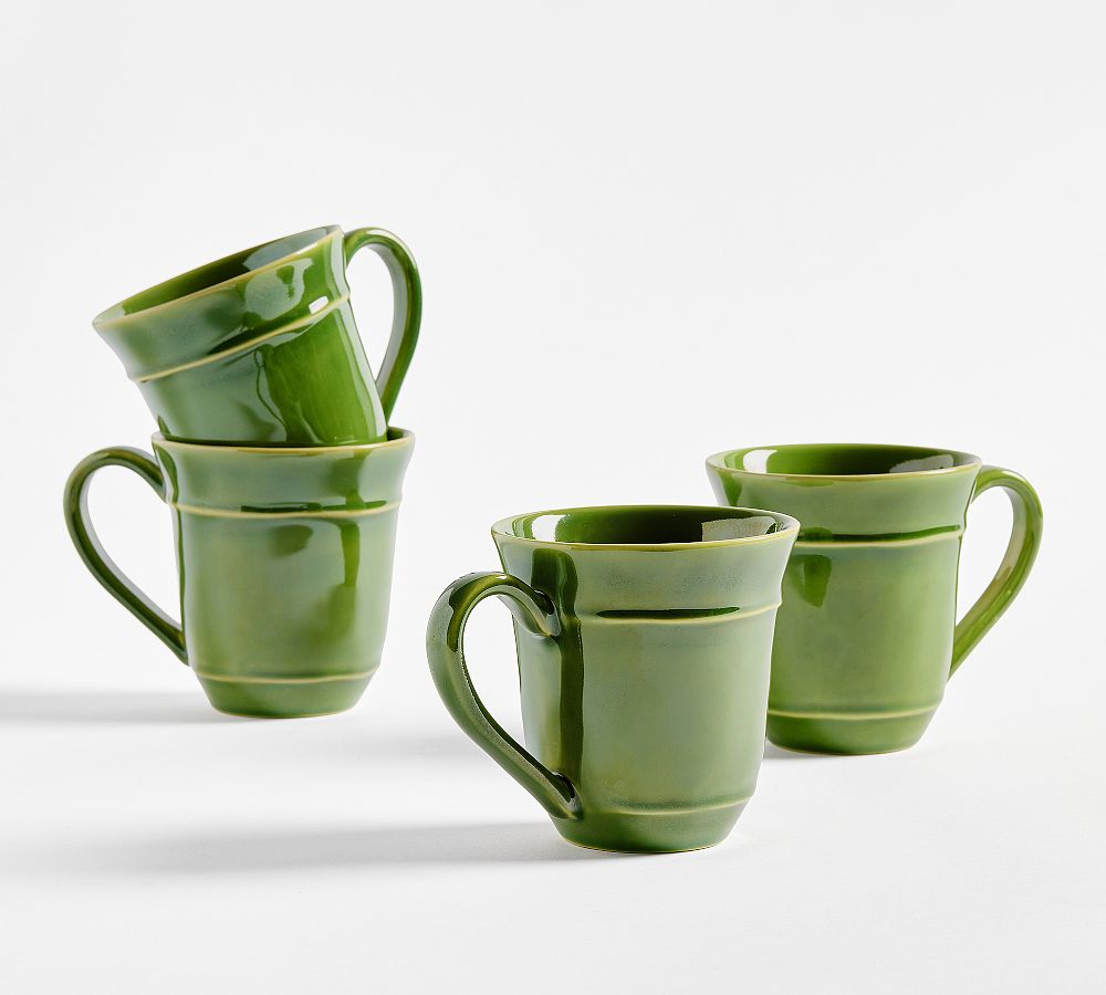 Cambria Handcrafted Stoneware Mugs - Set of 4