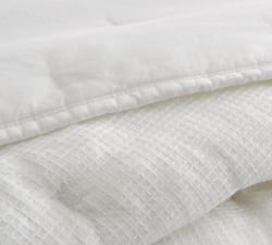 European Flax Linen Waffle Quilt