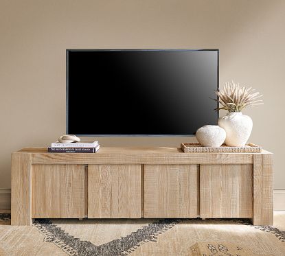 Rockport Reclaimed Wood Long Low Media Console (80