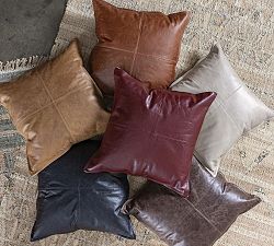 Gaona Leather Pillow Cover
