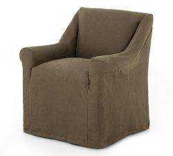 Noor Slipcovered Dining Armchair