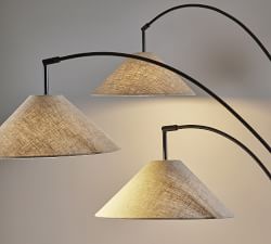 Serafina Metal 3-Arm Arc Floor Lamp (86")