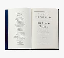 The Great Gatsby by F. Scott Fitzgerald Leather-Bound Book