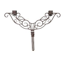 Adjustable Indoor/Outdoor Antler Wreath Hanger