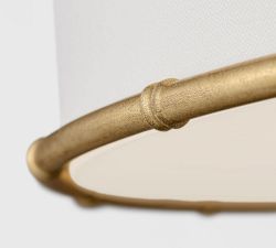 Aliana Metal Round Flush Mount (18.5")