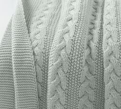 Evette Scented Cable Knit Throw