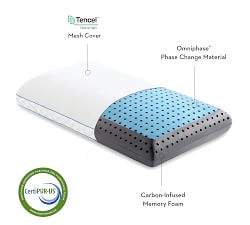 Malouf™ CarbonCool®+ OmniPhase Memory Foam Pillow