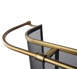 Old English Rail Fireplace Screen