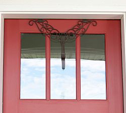 Adjustable Indoor/Outdoor Antler Wreath Hanger