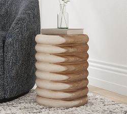 Hinsdale Round Wood End Table (14")