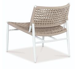 Rosanne Metal &amp; Rope Outdoor Accent Chair